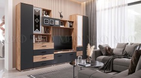 Гостиная Белла (Сандал, Графит/Дуб крафт) в Ижевске - izhevsk.ok-mebel.com | фото 5