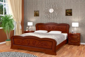 КАРИНА-8 Кровать из массива (Орех) в Ижевске - izhevsk.ok-mebel.com | фото