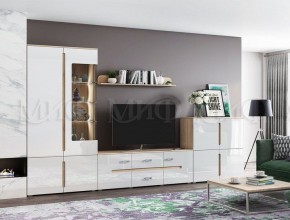 КИМ Тумба 4-х створчатая (белый) в Ижевске - izhevsk.ok-mebel.com | фото 4
