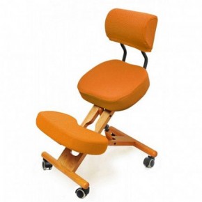 Коленный стул со спинкой Smartstool KW02В + Чехлы в Ижевске - izhevsk.ok-mebel.com | фото 4
