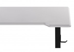 Компьютерный стол Маркос с механизмом подъема 120х75х75 белая шагрень / черный в Ижевске - izhevsk.ok-mebel.com | фото 8