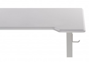 Компьютерный стол Маркос с механизмом подъема 120х75х75 белый / шагрень белая в Ижевске - izhevsk.ok-mebel.com | фото 8