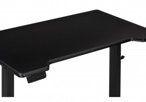 Компьютерный стол Маркос с механизмом подъема 120х75х75 черный /шагрень черная в Ижевске - izhevsk.ok-mebel.com | фото 3