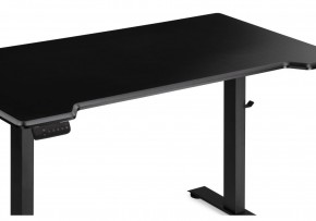 Компьютерный стол Маркос с механизмом подъема 140х80х75 черный / шагрень черная в Ижевске - izhevsk.ok-mebel.com | фото 6