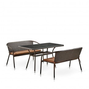 Комплект мебели из иск. ротанга T286A/S139A-W53 Brown в Ижевске - izhevsk.ok-mebel.com | фото 2