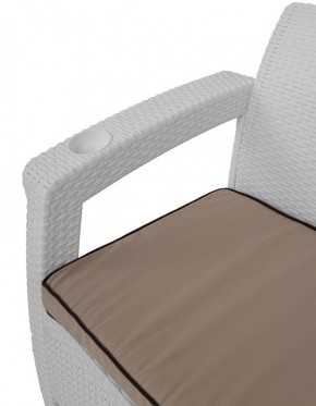 Комплект на балкон Yalta Balcony Set (Ялта) белый в Ижевске - izhevsk.ok-mebel.com | фото 3