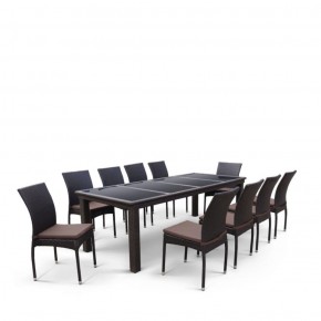 Комплект плетеной мебели T438/Y380A-W53 Brown (10+1) в Ижевске - izhevsk.ok-mebel.com | фото 3