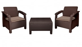 Комплект уличной мебели Yalta Premium Terrace Triple Set (Ялта) шоколадный (+подушки под спину) в Ижевске - izhevsk.ok-mebel.com | фото 7