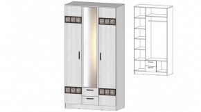 КОСТА-РИКА Шкаф 3-х створчатый (анкор светлый) в Ижевске - izhevsk.ok-mebel.com | фото