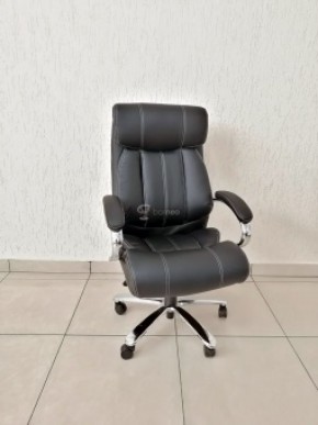 Кресло Barneo K-303 для руководителя (черная экокожа) в Ижевске - izhevsk.ok-mebel.com | фото
