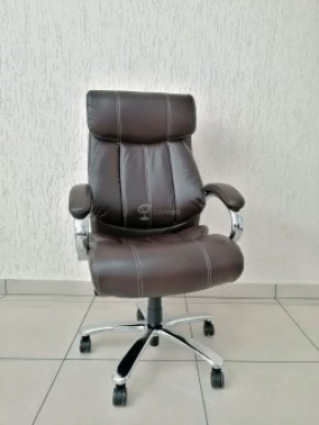 Кресло Barneo K-303 для руководителя (коричневая экокожа) в Ижевске - izhevsk.ok-mebel.com | фото 1