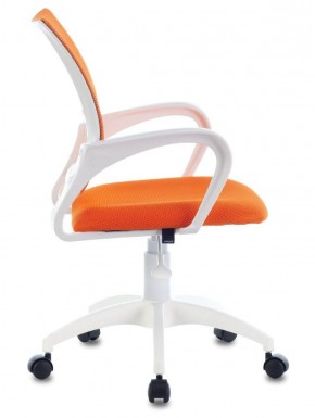 Кресло BRABIX "Fly MG-396W", пластик белый, сетка, оранжевое, 532401, MG-396W_532401 в Ижевске - izhevsk.ok-mebel.com | фото 3