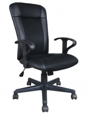 Кресло BRABIX "Optima MG-370" (экокожа/ткань, черное) 531580 в Ижевске - izhevsk.ok-mebel.com | фото