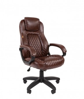 Кресло для руководителя  CHAIRMAN 432 (Экокожа коричневая) в Ижевске - izhevsk.ok-mebel.com | фото