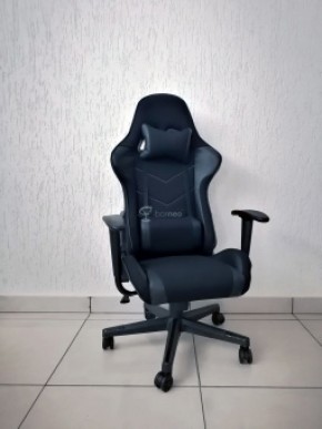 Кресло геймерское Barneo K-50 (черная сетка черные вставки) в Ижевске - izhevsk.ok-mebel.com | фото