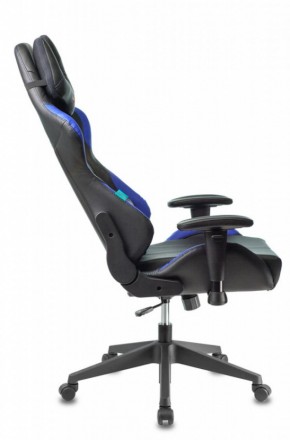 Кресло игровое Бюрократ VIKING 5 AERO BLUE черный/синий в Ижевске - izhevsk.ok-mebel.com | фото 2