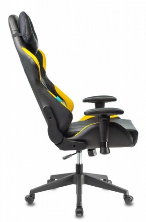 Кресло игровое Бюрократ VIKING 5 AERO YELLOW черный/желтый в Ижевске - izhevsk.ok-mebel.com | фото 2