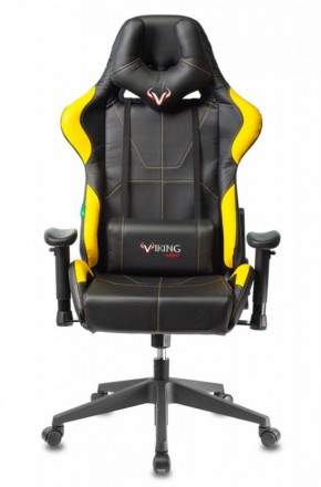 Кресло игровое Бюрократ VIKING 5 AERO YELLOW черный/желтый в Ижевске - izhevsk.ok-mebel.com | фото 3