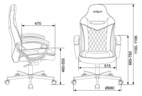 Кресло игровое Бюрократ VIKING 6 KNIGHT B FABRIC черный в Ижевске - izhevsk.ok-mebel.com | фото 4