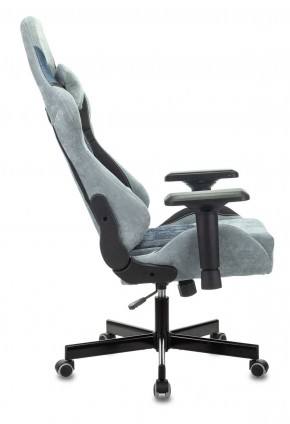 Кресло игровое Бюрократ VIKING 7 KNIGHT BL FABRIC синий в Ижевске - izhevsk.ok-mebel.com | фото 2