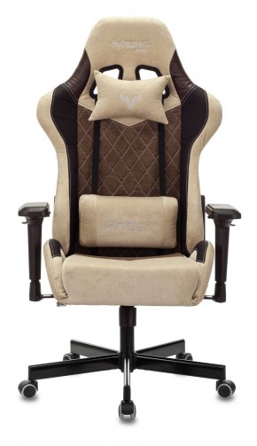 Кресло игровое Бюрократ VIKING 7 KNIGHT BR FABRIC коричневый/бежевый в Ижевске - izhevsk.ok-mebel.com | фото 3