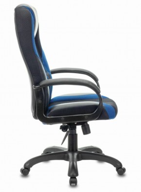 Кресло компьютерное BRABIX PREMIUM "Rapid GM-102" (экокожа/ткань, черное/синее) 532106 в Ижевске - izhevsk.ok-mebel.com | фото 3