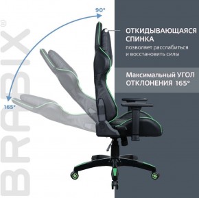 Кресло компьютерное BRABIX "GT Carbon GM-120" (черное/зеленое) 531929 в Ижевске - izhevsk.ok-mebel.com | фото 2