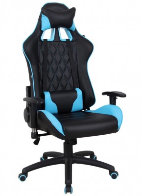 Кресло компьютерное BRABIX "GT Master GM-110" (черное/голубое) 531928 в Ижевске - izhevsk.ok-mebel.com | фото