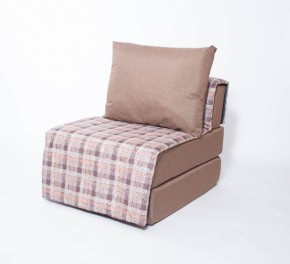 Кресло-кровать бескаркасное Харви (коричневый-квадро беж) в Ижевске - izhevsk.ok-mebel.com | фото