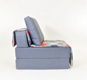 Кресло-кровать бескаркасное Харви (серый-геометрия слейт) в Ижевске - izhevsk.ok-mebel.com | фото 2