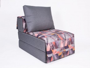 Кресло-кровать бескаркасное Харви (серый-сноу манго) в Ижевске - izhevsk.ok-mebel.com | фото