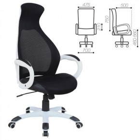 Кресло офисное BRABIX PREMIUM "Genesis EX-517" (белый/черный) 531573 в Ижевске - izhevsk.ok-mebel.com | фото 1