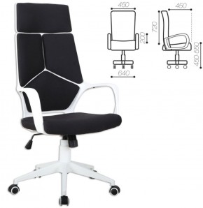 Кресло офисное BRABIX PREMIUM "Prime EX-515" (пластик белый, ткань, черное) 531812 в Ижевске - izhevsk.ok-mebel.com | фото 2