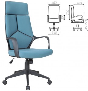 Кресло офисное BRABIX PREMIUM "Prime EX-515" (ткань, голубое) 531568 в Ижевске - izhevsk.ok-mebel.com | фото 3