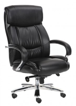Кресло офисное BRABIX "Direct EX-580" (хром/рециклированная кожа/черное) 531824 в Ижевске - izhevsk.ok-mebel.com | фото 1