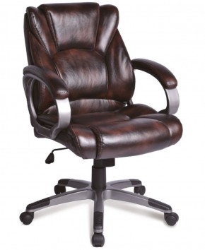 Кресло офисное BRABIX "Eldorado EX-504" (коричневое) 530875 в Ижевске - izhevsk.ok-mebel.com | фото 1