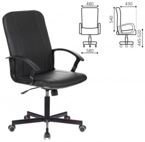 Кресло офисное BRABIX "Simple EX-521" (экокожа, черное) 532103 в Ижевске - izhevsk.ok-mebel.com | фото 2