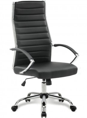 Кресло офисное BRABIX "Style EX-528", экокожа, хром, черное, 531947 в Ижевске - izhevsk.ok-mebel.com | фото