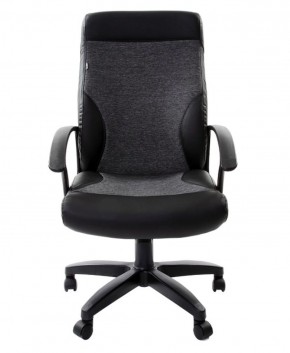 Кресло офисное BRABIX "Trust EX-535" (экокожа/черная/ткань серая) 531383 в Ижевске - izhevsk.ok-mebel.com | фото 3