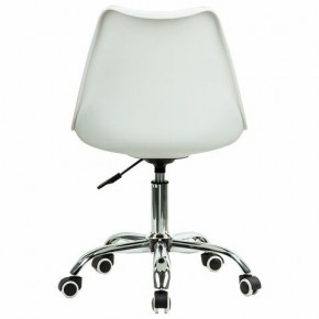 Кресло стул BRABIX "Eames MG-310 CH", хром, пластик белый, ткань серая, 532924 в Ижевске - izhevsk.ok-mebel.com | фото 4