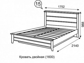 Кровать 1600 с ПМ София 15 в Ижевске - izhevsk.ok-mebel.com | фото 3