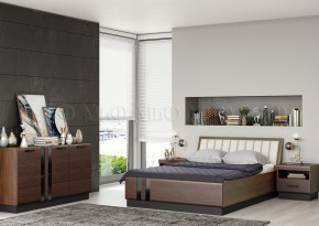 МАГНОЛИЯ Кровать 1600 с ортопедом (Дерево/орех) в Ижевске - izhevsk.ok-mebel.com | фото 2