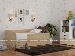 Кровать детская Панда + борт + 2 ящика (1000) в Ижевске - izhevsk.ok-mebel.com | фото 1