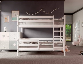 Кровать двухъярусная без крыши 80*160 Белый в Ижевске - izhevsk.ok-mebel.com | фото 2