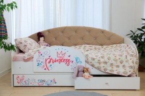 Кровать Эльза на щитах  + Бортик в Ижевске - izhevsk.ok-mebel.com | фото 2