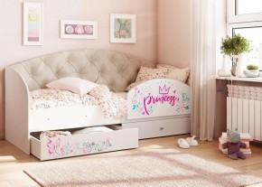 Кровать Эльза на щитах  + Бортик в Ижевске - izhevsk.ok-mebel.com | фото 4