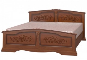 ЕЛЕНА Кровать из массива 1200 (Орех) в Ижевске - izhevsk.ok-mebel.com | фото 1