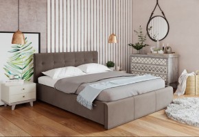 Кровать Изабелла с латами Newtone cacao 1400x2000 в Ижевске - izhevsk.ok-mebel.com | фото 2