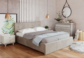 Кровать Изабелла с латами Newtone light beige 1600x2000 в Ижевске - izhevsk.ok-mebel.com | фото 2