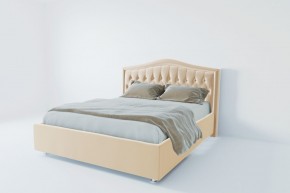 Кровать Калининград с ПМ 1600 (экокожа белая) в Ижевске - izhevsk.ok-mebel.com | фото 2